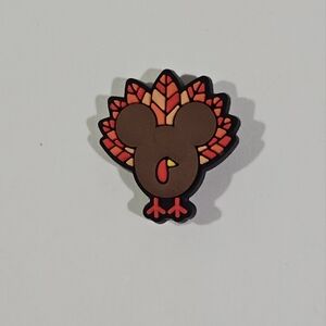 Mickey Turkey Fall Thanksgiving Shoe Charm Croc Charms Clog